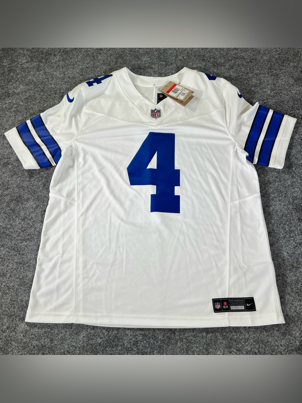 Dak Prescott Dallas Cowboys #4 Nike Vapor Fuse Limited Away Jersey Men’s L New